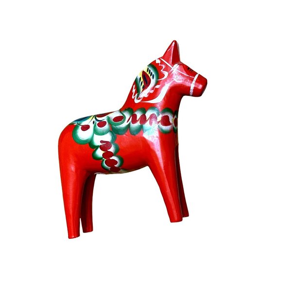 Authentic & Traditional Swedish Wooden Dala Horse - Picture 6 of 6